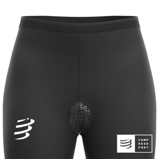 Calza de Triatlón Compressport Tri Under Control Short Mujer Negra - Imagen 4