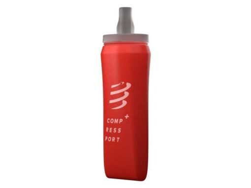 Botella Flask de Mano ErgoFlask 500mL Compressport Roja