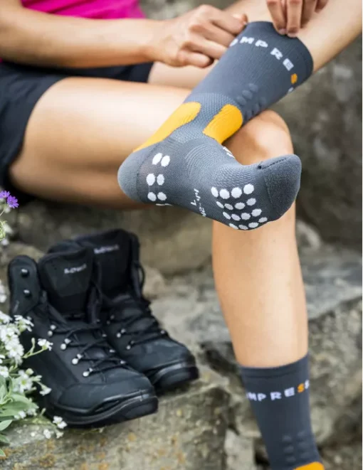 Calcetines Hiking socks Magnet/Autumn Glory - Compressport - Imagen 4