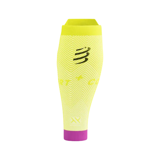 Gemeleras de Running Compressport R2 Oxygen Amarillo - Imagen 2