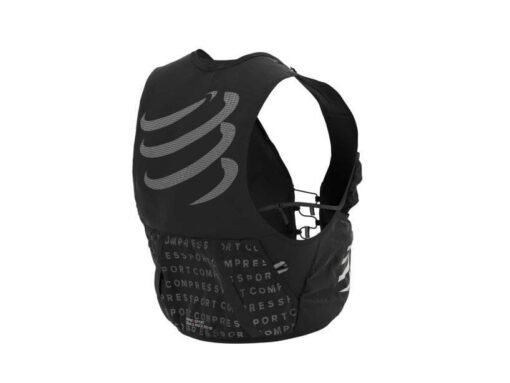 Mochila de Trail Running Compressport UltRun S Pack Evo 10 Negra Unisex - Imagen 3