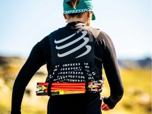 Mochila de Trail Running Compressport UltRun S Pack Evo 10 Negra Unisex - Imagen 9