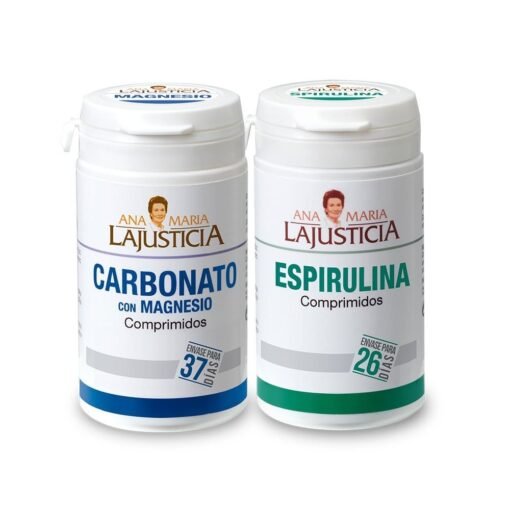 Pack de Nutrición con Carbonato de Magnesio y Espirulina de Ana María Lajusticia