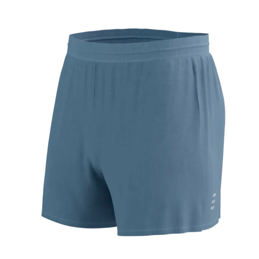 Short de Running Compressport Performance Hombre Faded Denim