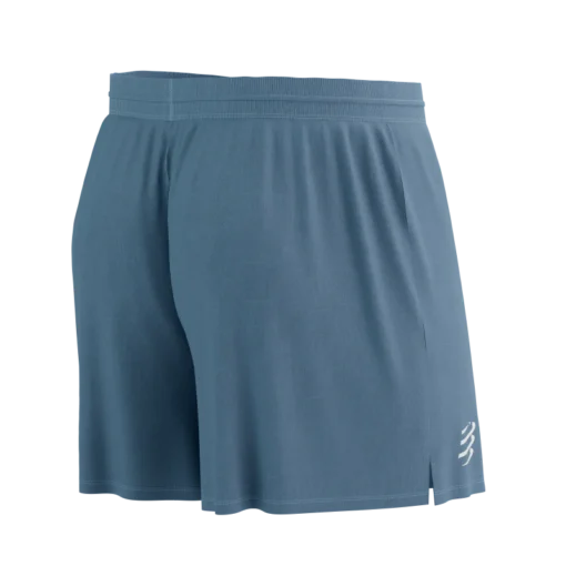 Short de Running Compressport Performance Hombre Faded Denim - Imagen 2