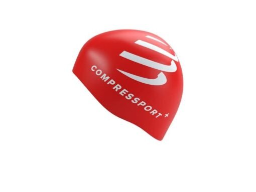 Gorro de Natación Compressport Rojo - Imagen 3