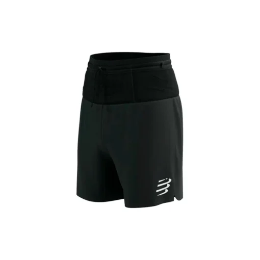 Short Trail Racing 2-In-1 Short M Black - Hombre - Compressport