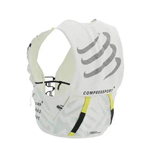 Chaleco de Trail Running Compressport UltRun S Pack Evo 10 Negro/Amarillo Flúor - Imagen 2