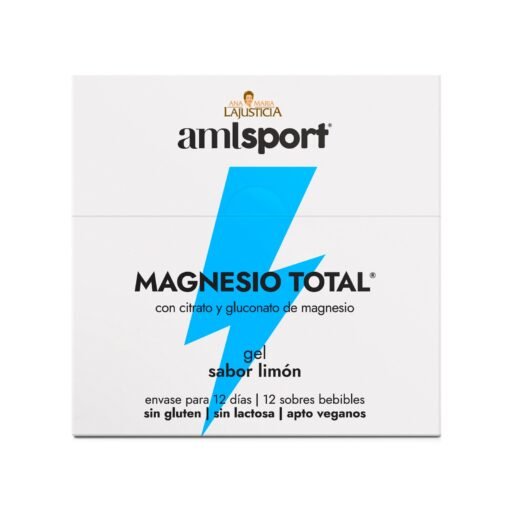 Magnesio Total Gel - Caja de 12 geles - AMSLSPORT - Imagen 2