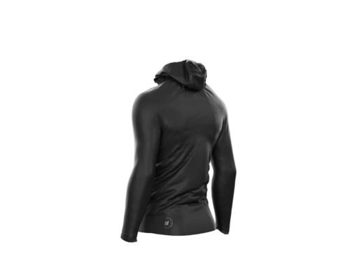 Cortaviento de Running Impermeable Hurricane 10/10 Hombre Comprespport Negro - Imagen 2