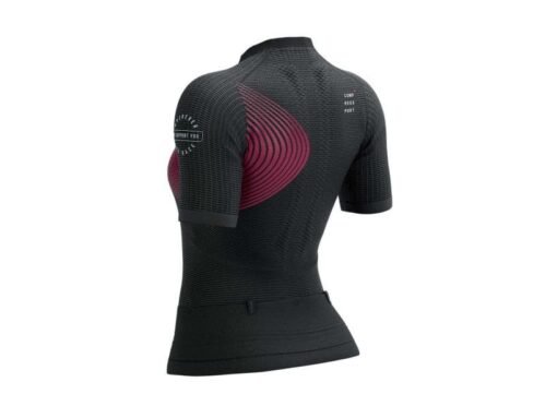 Polera de Trail Running Mujer Compressport Negra - Imagen 2