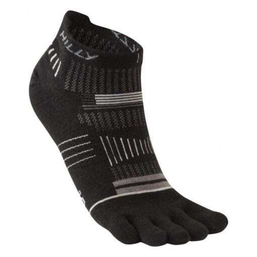 Calcetines con dedos - Toe Socklet - Negro/Gris - Hilly