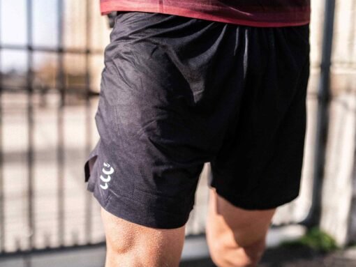 Short de Running - Hombre  - Performance Short Black - Compressport - Imagen 3