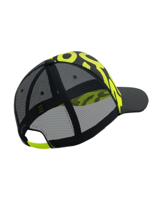 Gorro de Running Trucker Flash - Black/Fluo Yellow Compressport - Imagen 2