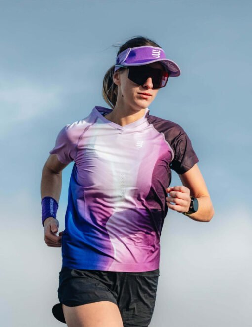 Visera de Running Ultralight Compressport Unisex Lila Royal - Imagen 4