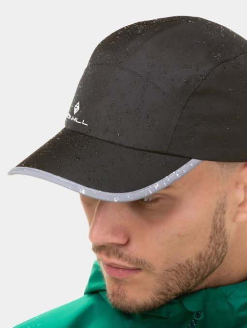 Gorra Impermeable Fortify Cap Ronhill Unisex Negra - Imagen 6